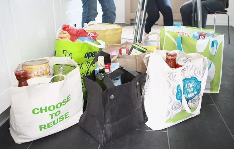 material for reusable shopping bags